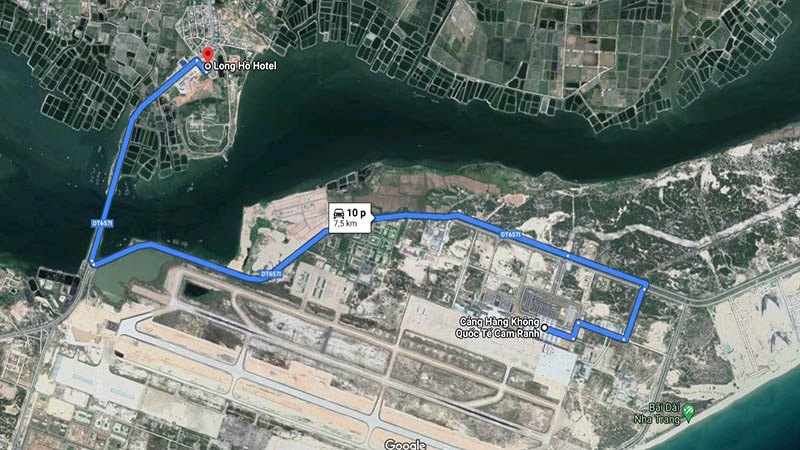 khách sạn Long Hồ Hotel gần sân bay Cam Ranh